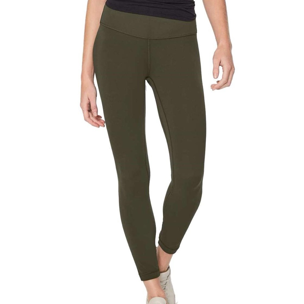 dark green align leggings lululemon